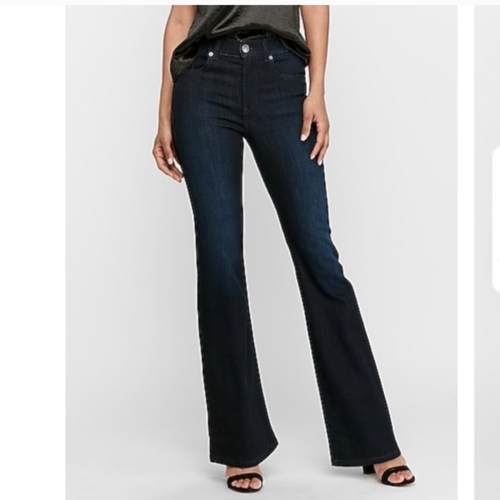 Slim Flare High Rise - Dark Wash - NWT
